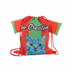 Eko CreaDraw T Kids RPET - personalizowany worek ze sznurkami dla dzieci AP716553-05