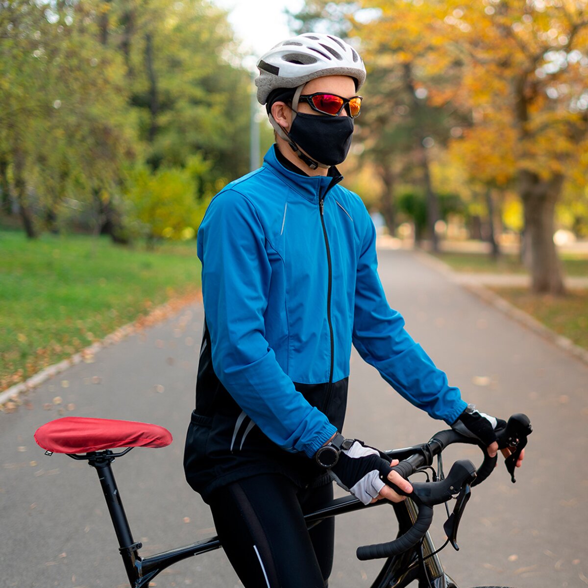 Eko Mapol - pokrowiec na siodełko rowerowe RPET AP722000-05