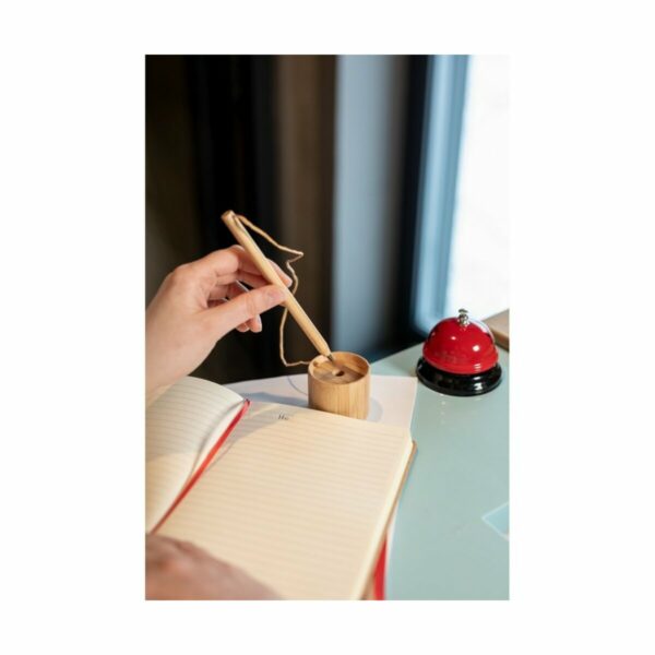 Eko Bambusowy długopis ze stojakiem B'RIGHT | Lavina - drewno