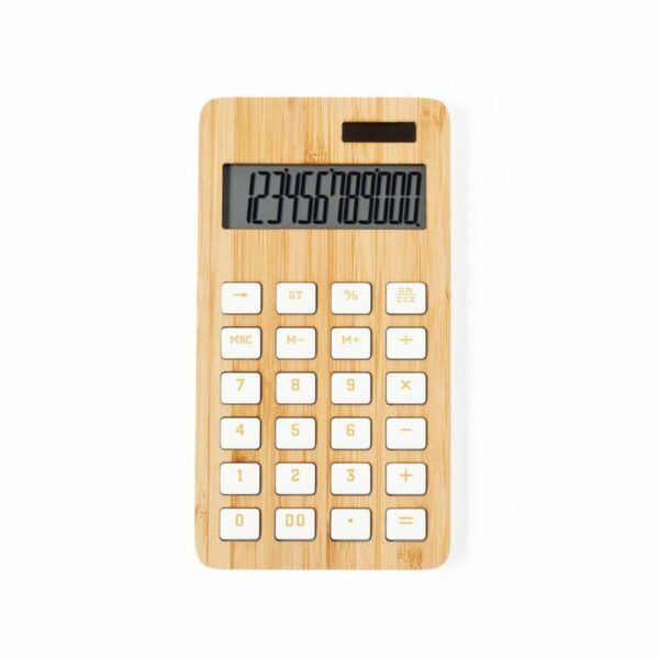 Eko Bambusowy kalkulator - jasnobrązowy