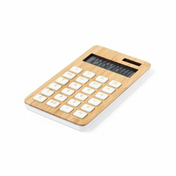 Eko Bambusowy kalkulator - jasnobrązowy