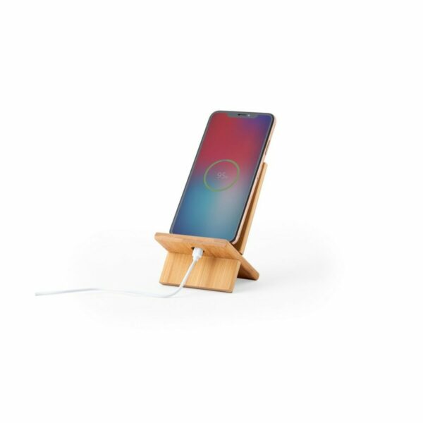 Eko Bambusowy stojak na telefon - neutralny