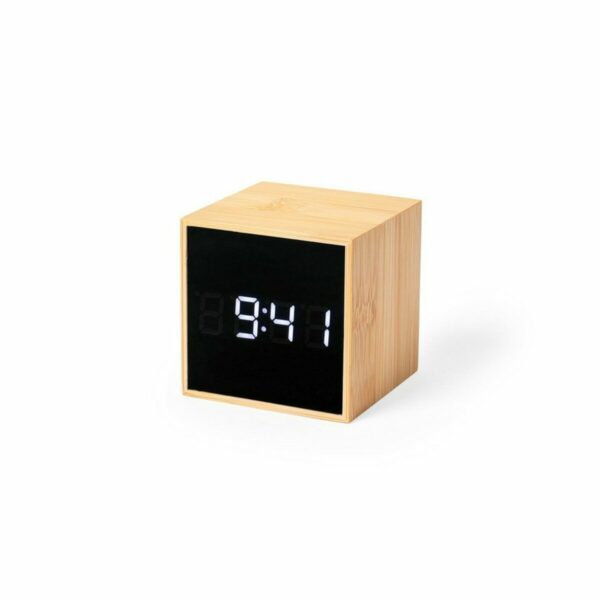 Eko Bambusowy zegar na biurko