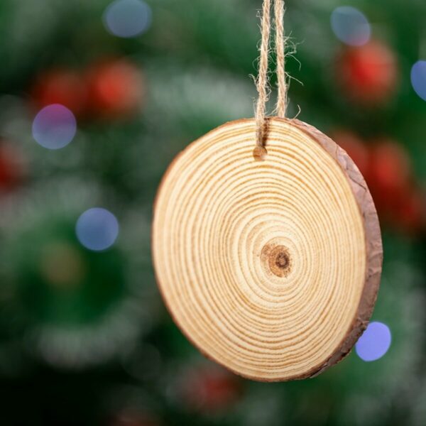 Eko Drewniana zawieszka świąteczna - drewno