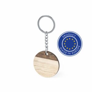 Eko Drewniany brelok do kluczy - neutralny