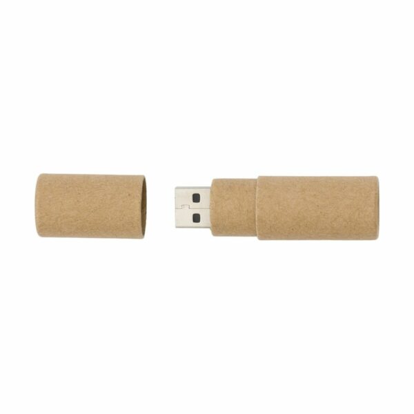 Eko Tekturowa pamięć USB 16 GB - brązowy