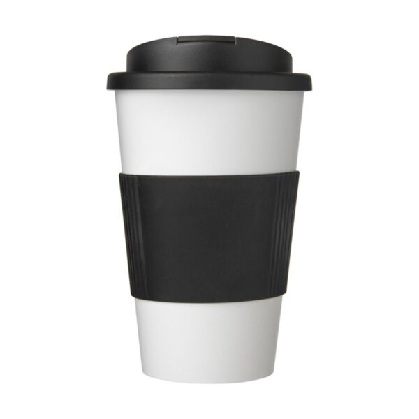 Americano® 350 ml tumbler with grip & spill-proof lid