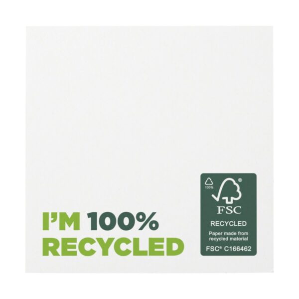 Karteczki samoprzylepne z recyklingu o wymiarach 75 x 75 mm Sticky-Mate®