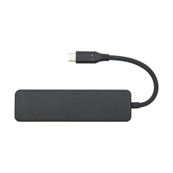 Loop adapter multimedialny USB 2.0-3.0 z portem HDMI wykonany z tworzyw sztucznych pochodzących z recyklingu z certyfikatem R