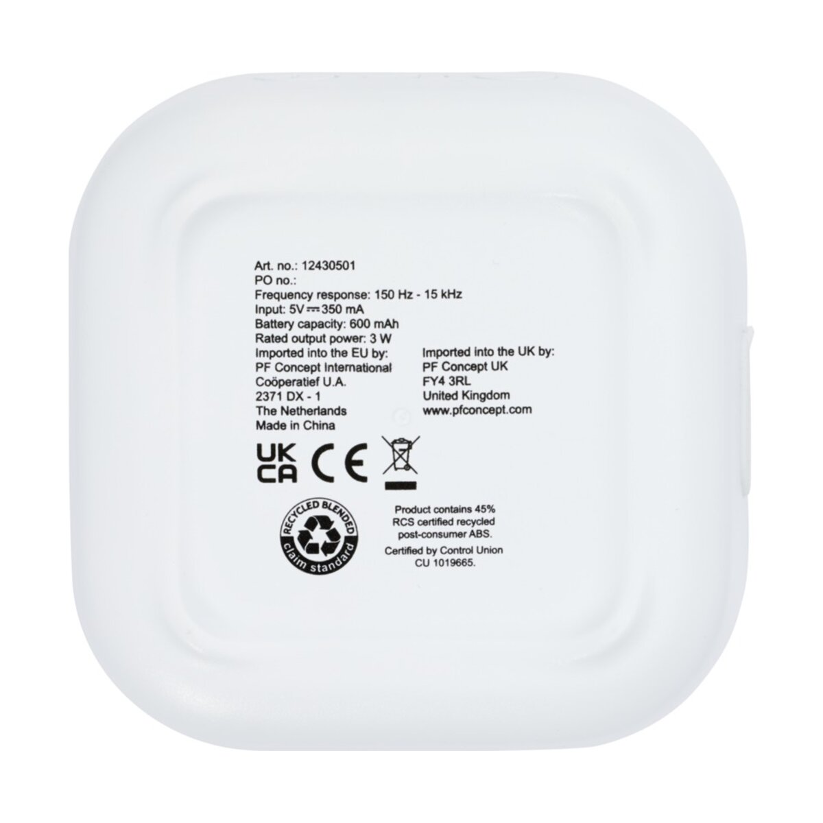 Stark głośnik Bluetooth® 2.0 o mocy 3 W z tworzyw sztucznych pochodzących z recyklingu z certyfikatem RCS