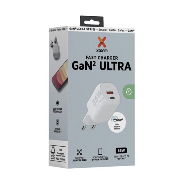 Xtorm XEC035 GaN² Ultra ładowarka ścienna o mocy 35 W