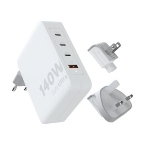 Xtorm XVC2140 GaN Ultra ładowarka podróżna o mocy 140 W z kablem USB-C PD 240 W