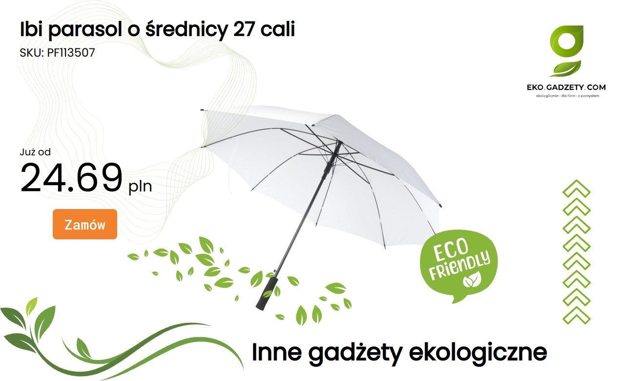Ibi parasol o średnicy 27 cali Ibi parasol o średnicy 27 cali