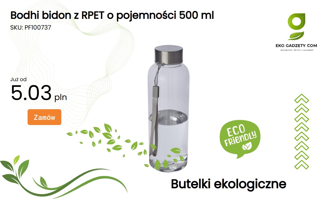 Bodhi bidon z RPET o pojemności 500 ml