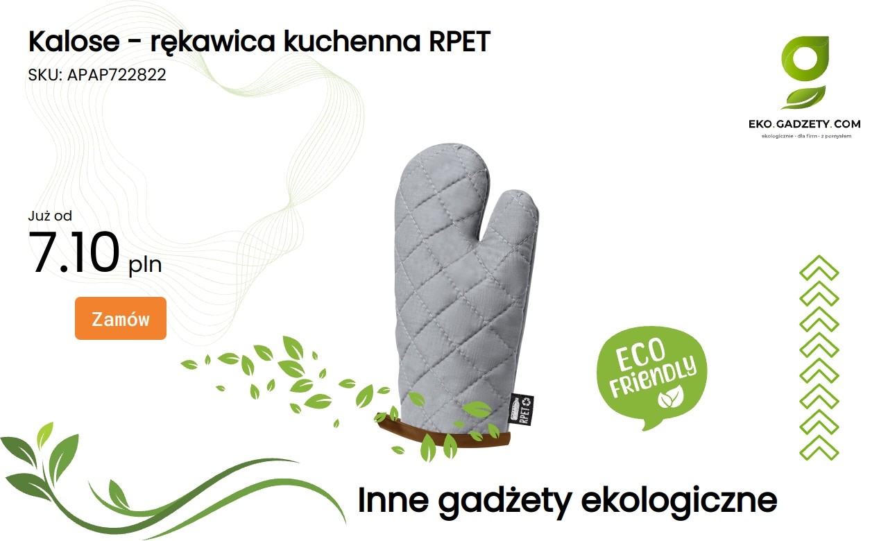 Kalose - rękawica kuchenna RPET Rękawica kuchenna Kalose wykonana z RPET