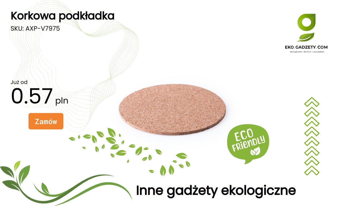Korkowa podkładka pod kubek