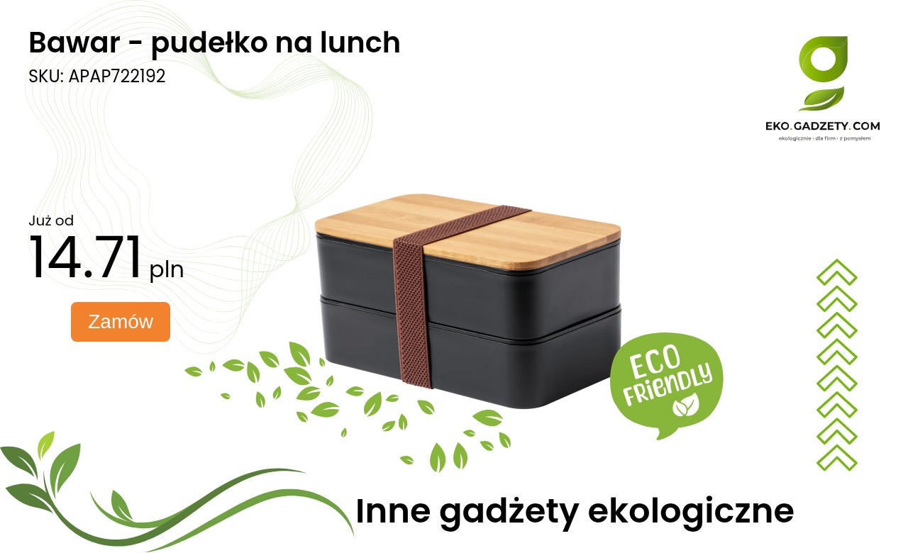 Bawar - pudełko na lunch Bawar – pudełko na lunch wykonane z wysokiej jakości materiałów