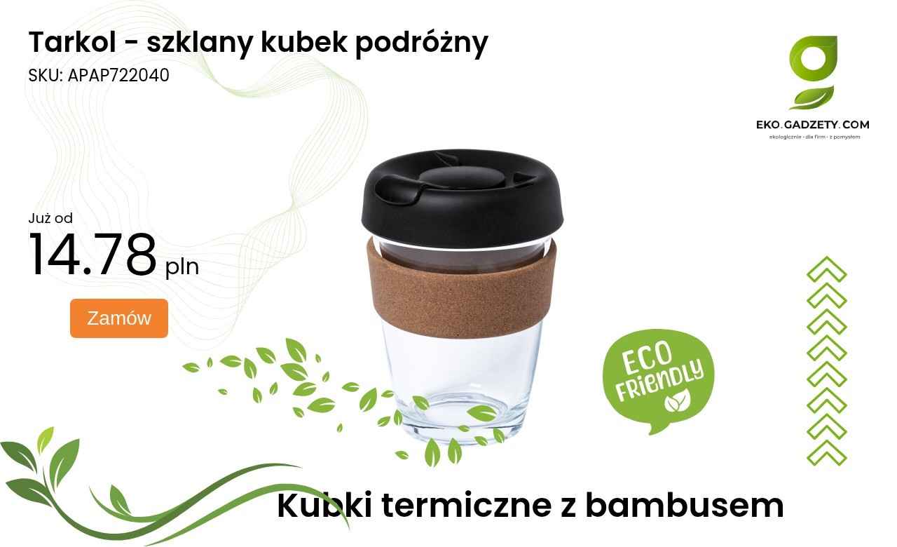 Tarkol – szklany kubek podróżny