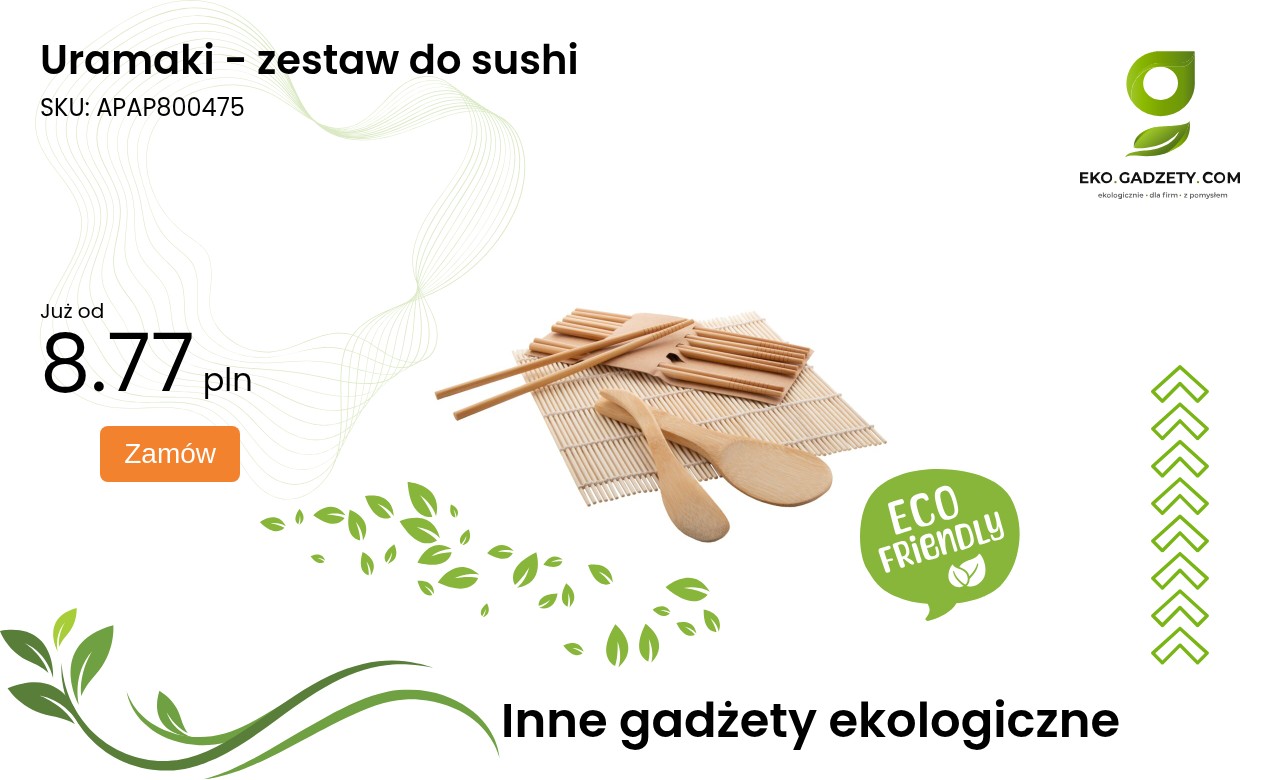 Uramaki - zestaw do sushi Uramaki – zestaw do przygotowania sushi