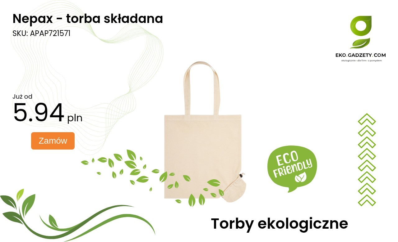 Nepax - torba składana Nepax – składana torba na zakupy