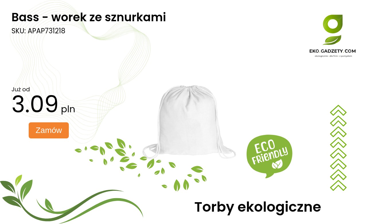 Bass – worek ze sznurkami