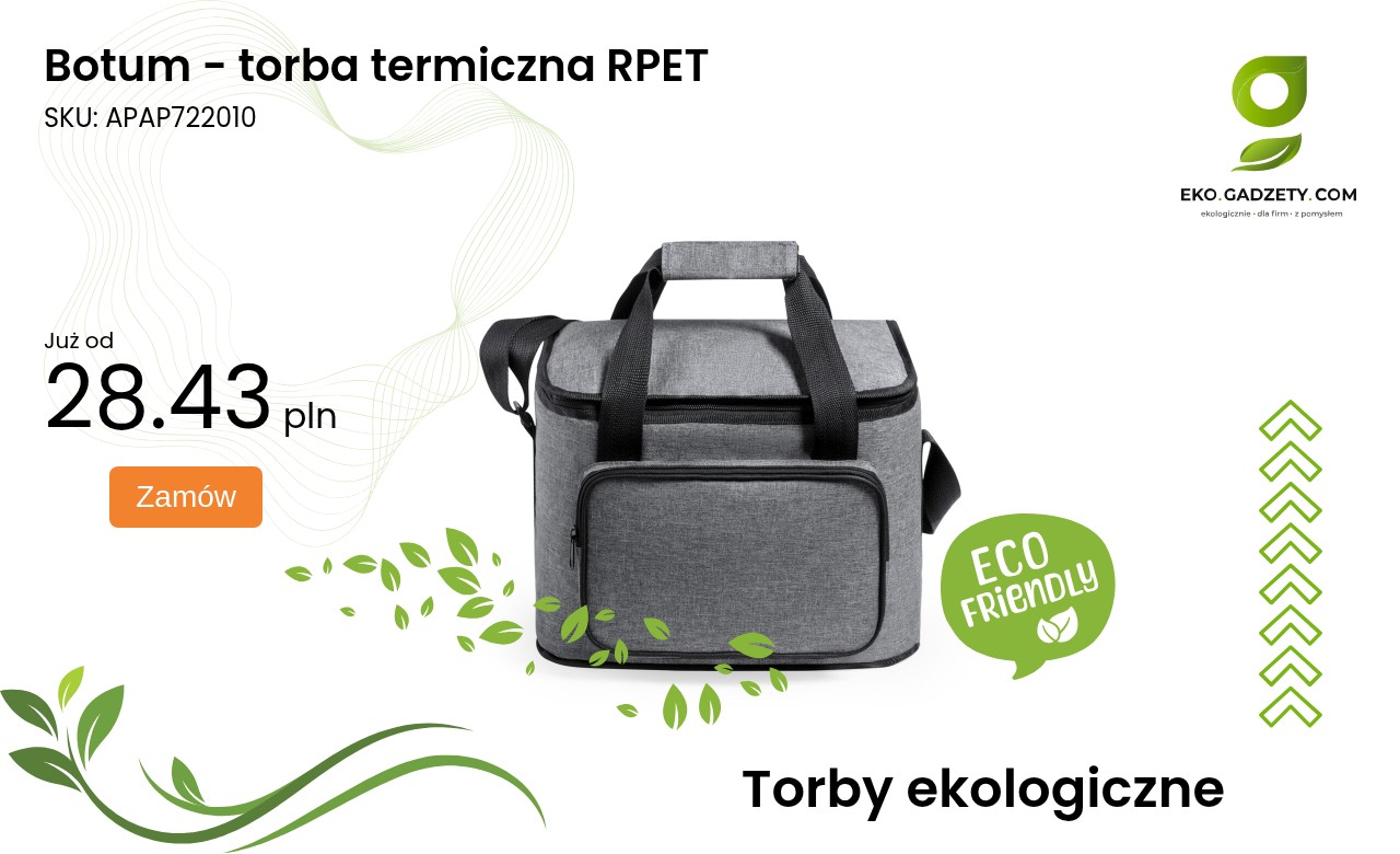 Botum - torba termiczna RPET Torba termiczna Botum wykonana z recyklingowanego PET