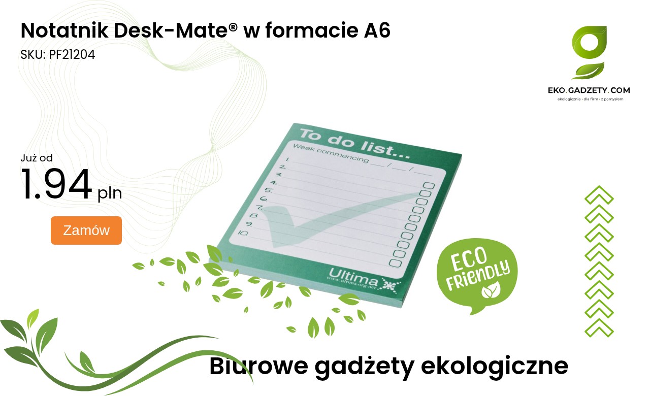 Notatnik Desk-Mate® w formacie A6 Notatnik Desk-Mate w formacie A6