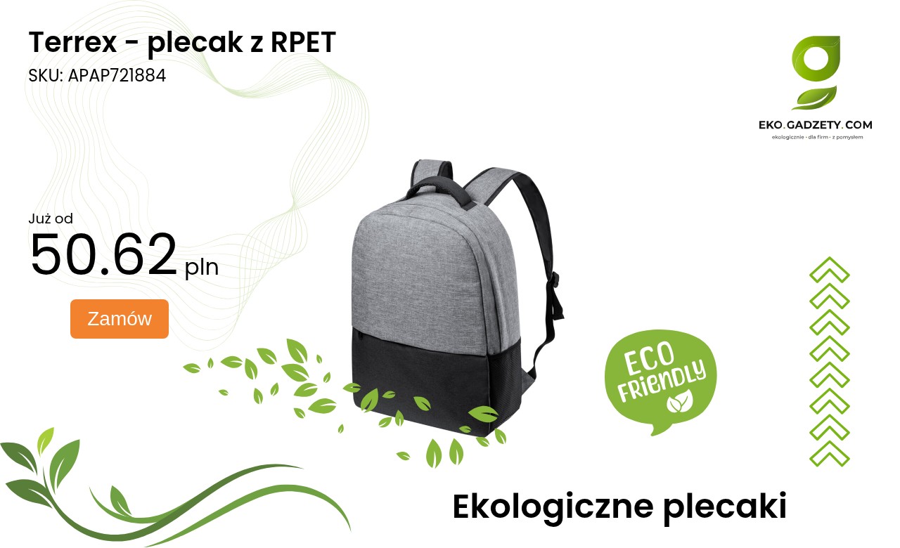 Terrex plecak wykonany z RPET