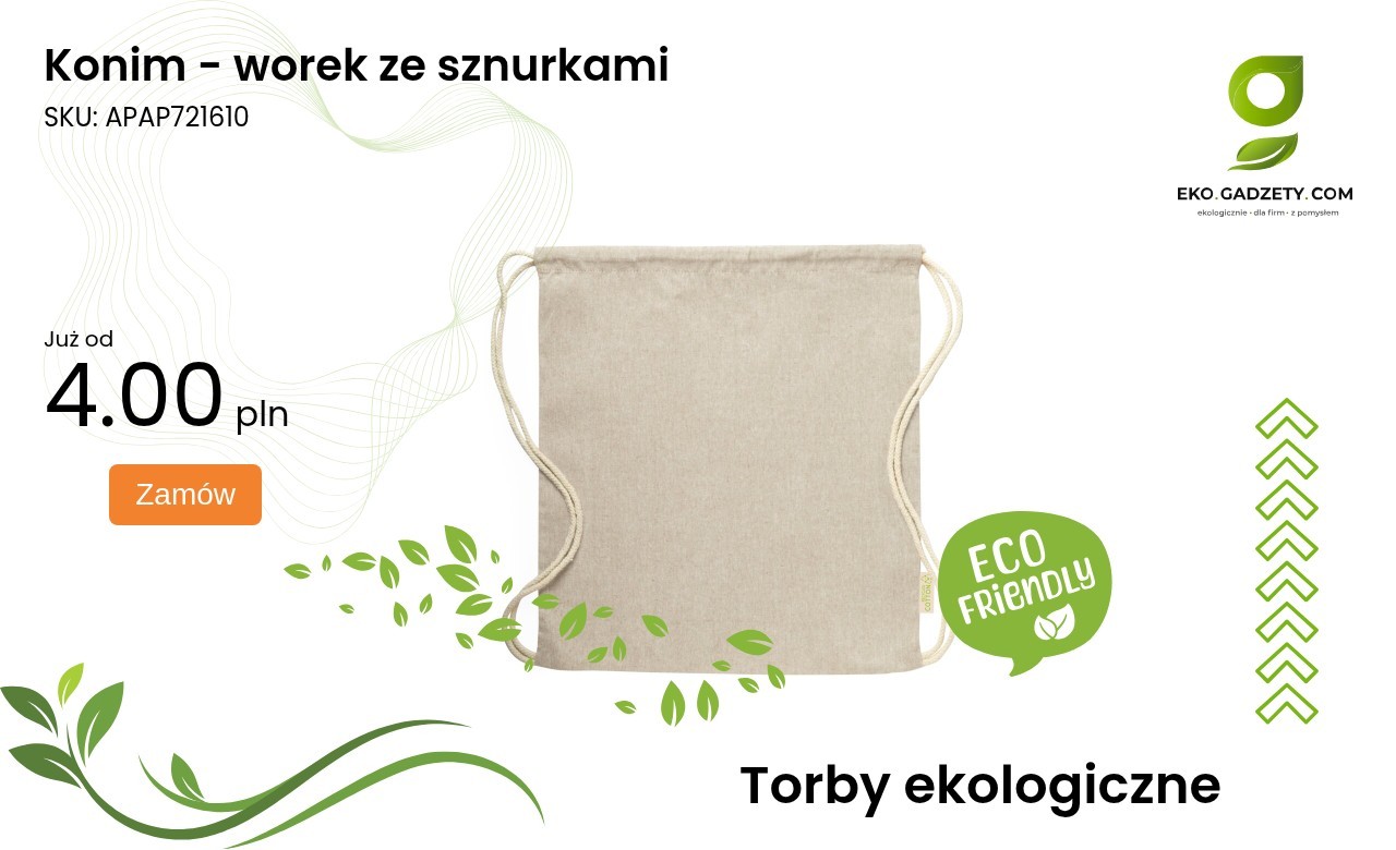 Konim - worek ze sznurkami Worek ze sznurkami marki Konim