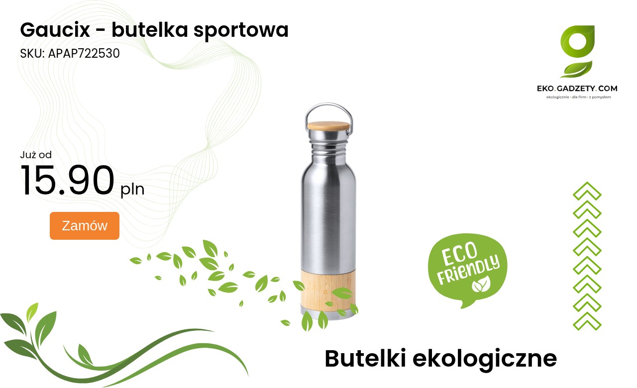Gaucix - butelka sportowa Gaucix – butelka sportowa do aktywności fizycznych