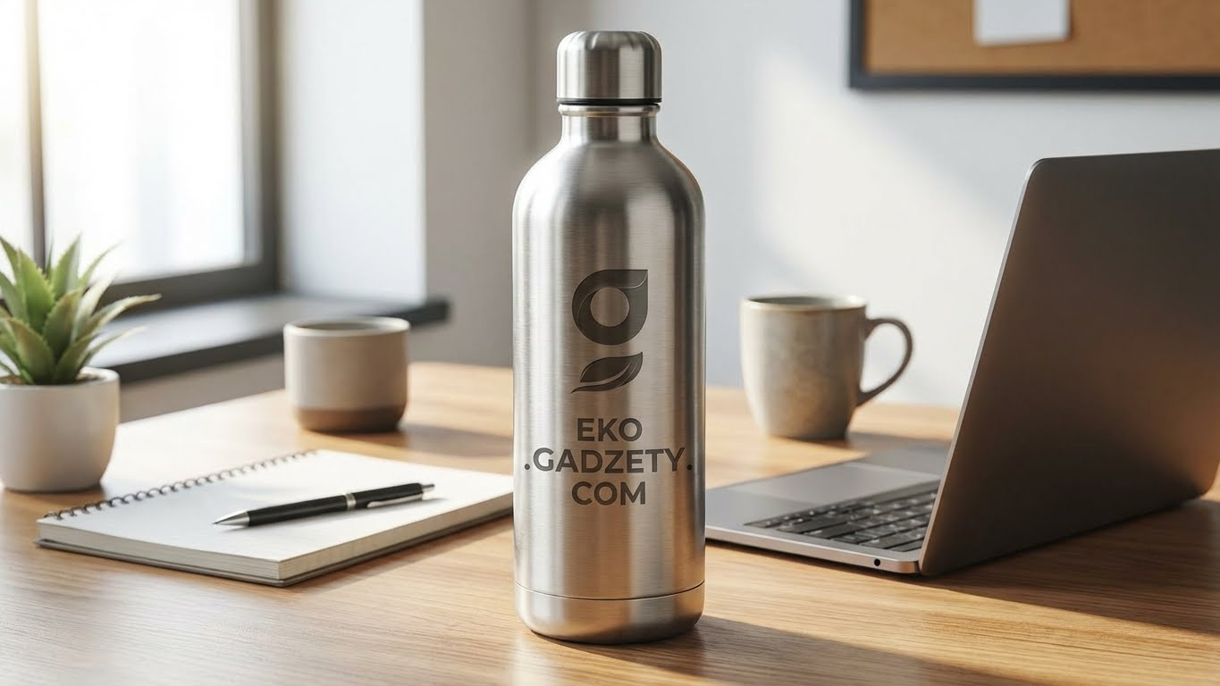 butelki stalowe z logo