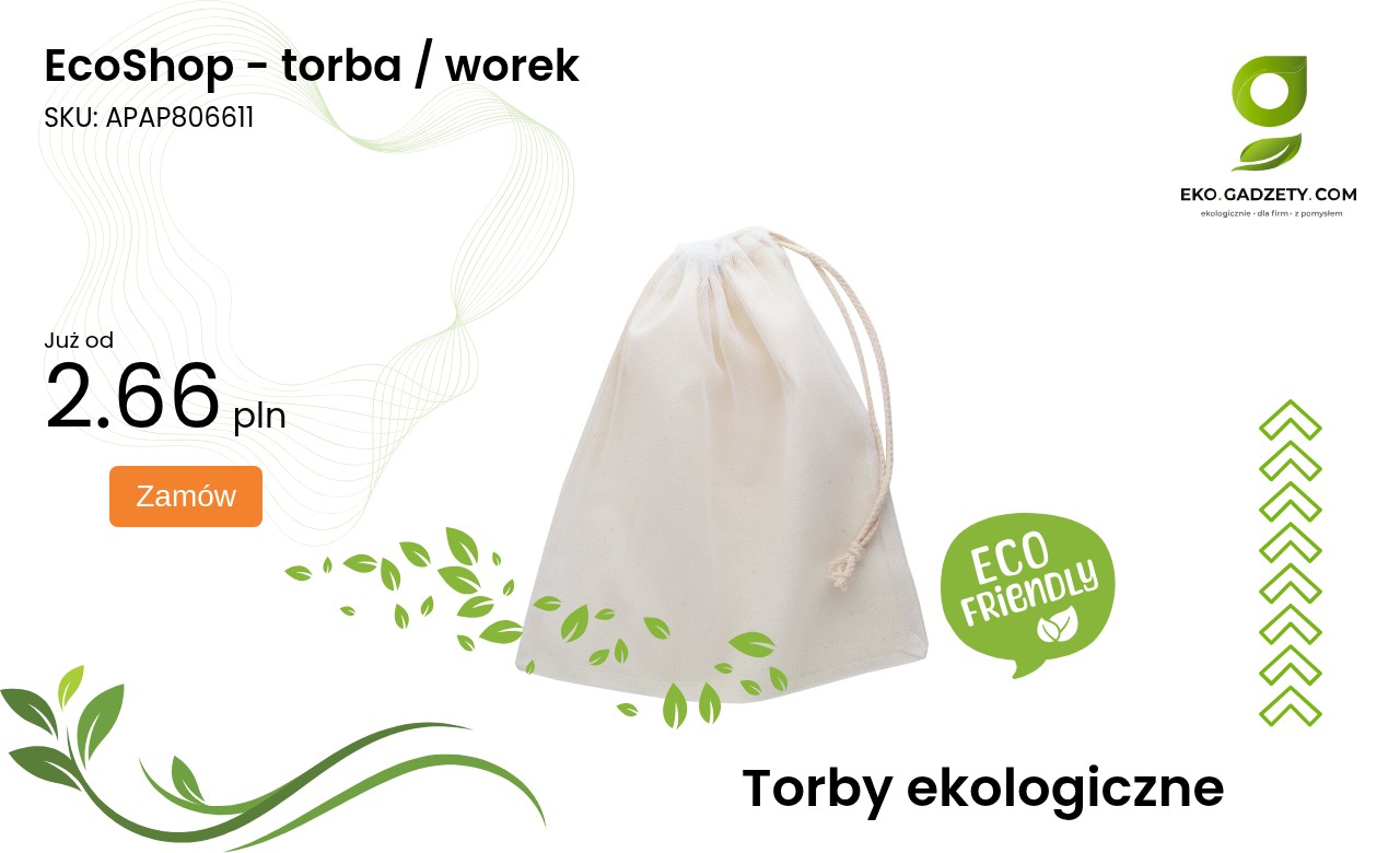 EcoShop - torba / worek EcoShop torba worek ekologiczny
