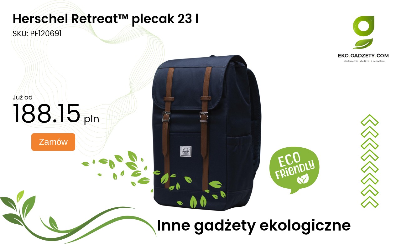 Herschel Retreat™ plecak 23 l Herschel Retreat plecak o pojemności 23 litry