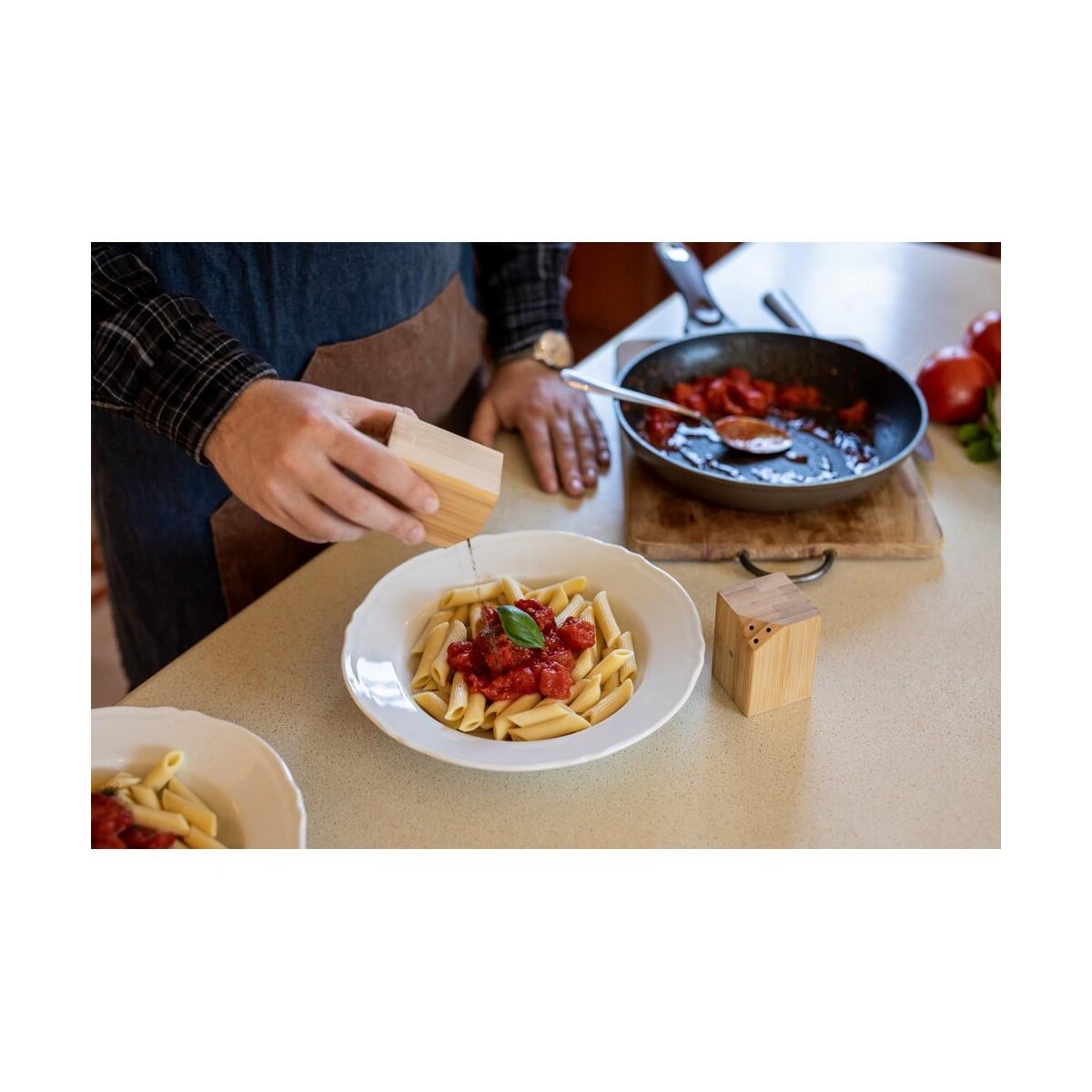 Eko Bambusowy zestaw do soli i pieprzu | Alfred V7236_B