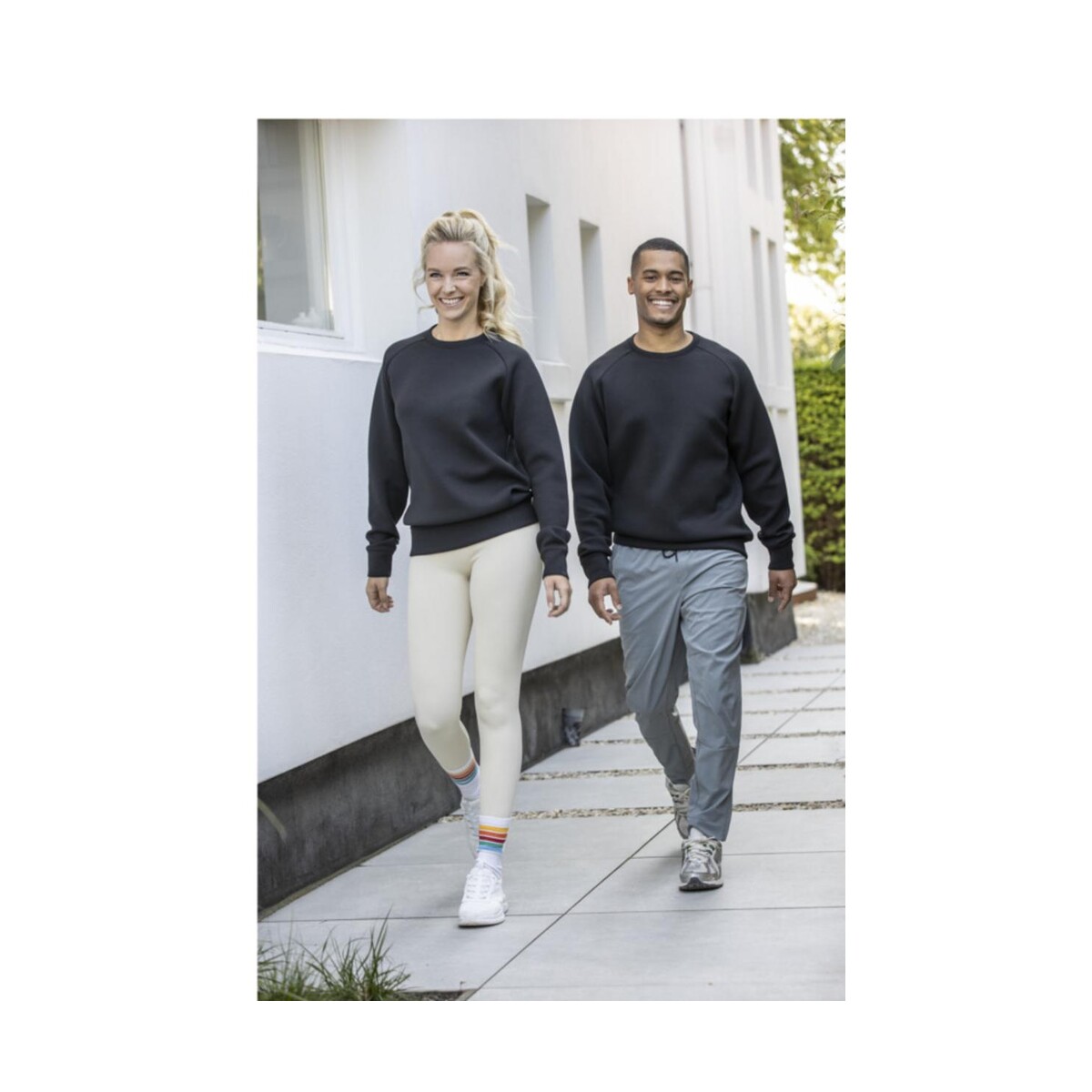 Eko Yukon sweter sportowy typu unisex z dzianiny interlock z okrągłym dekoltem 3823890_m1