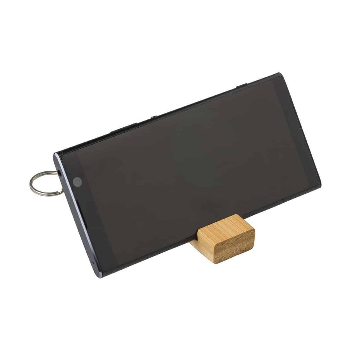 Eko Bambusowy brelok do kluczy, stojak na telefon V0282-16_KKK01