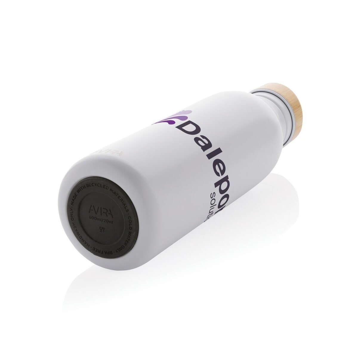Eko Butelka sportowa 600 ml Avira Alcor, stal nierdzewna z recyklingu P438.063__D_101