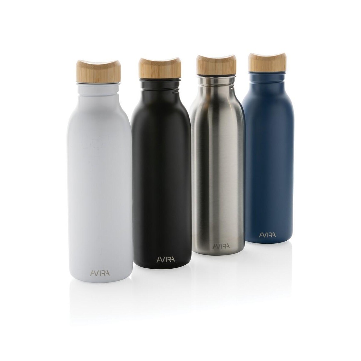 Eko Butelka sportowa 600 ml Avira Alcor, stal nierdzewna z recyklingu P438.063__G_300