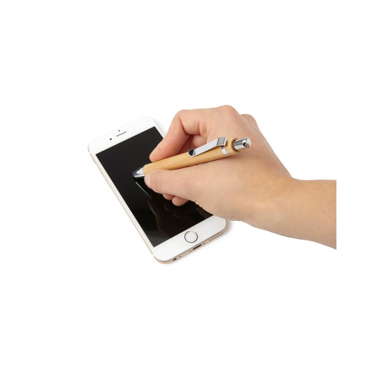 Eko Bambusowy długopis, touch pen V1761-16_AAA06