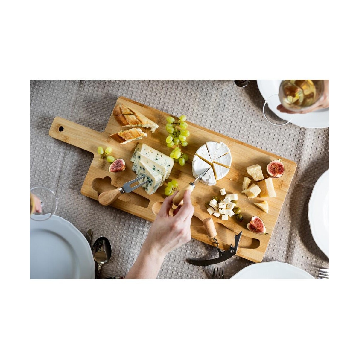 Eko Bambusowy zestaw do sera | Tamsin V8889_A
