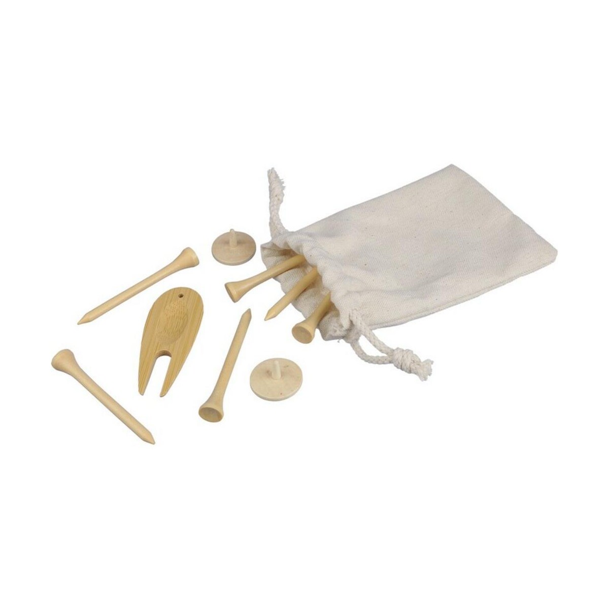 Eko Zestaw drewnianych akcesoriów golfowych VA881-16_AAA01