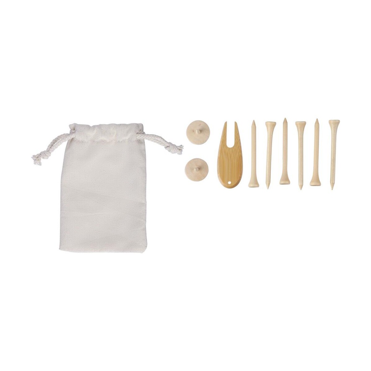 Eko Zestaw drewnianych akcesoriów golfowych VA881-16_AAA02