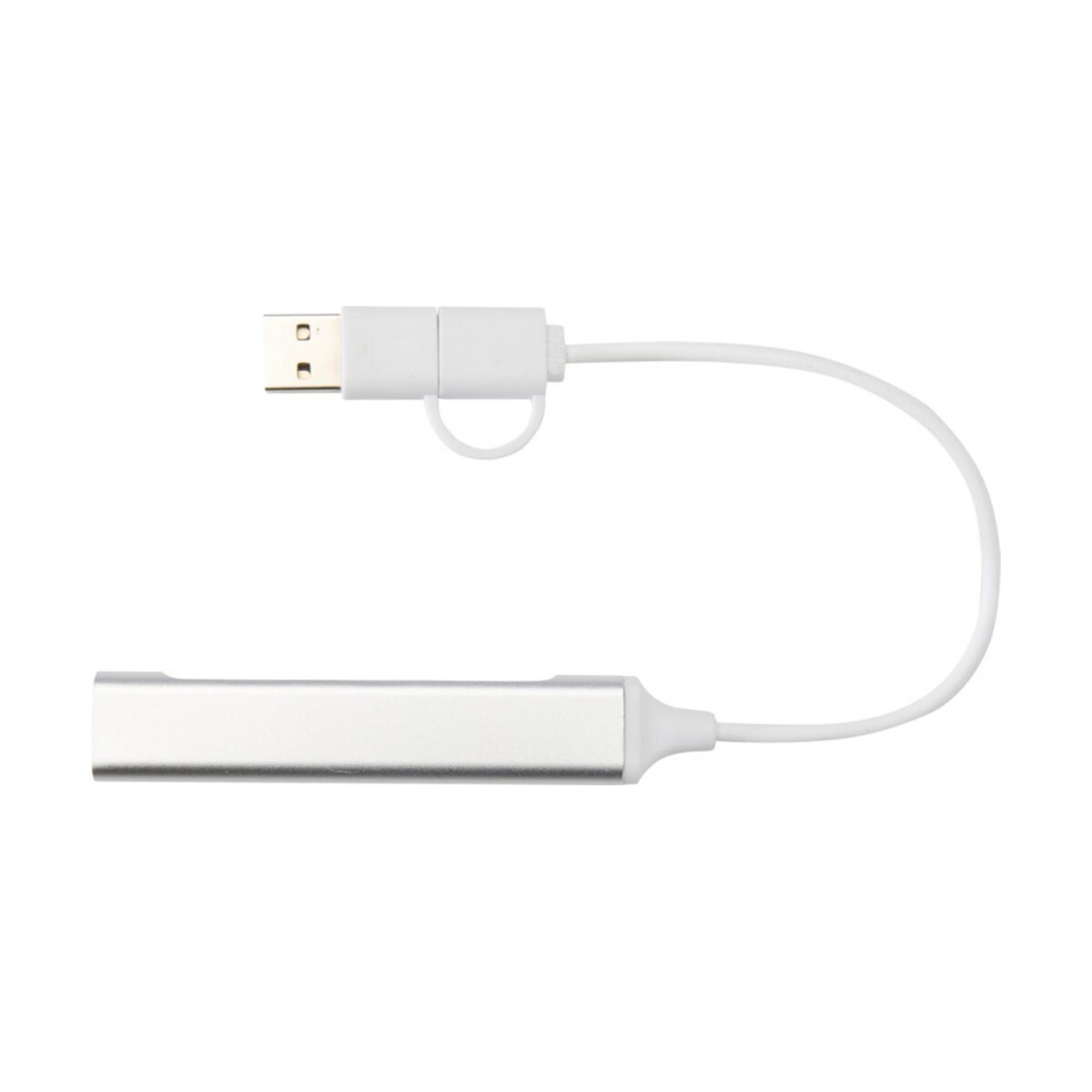 Eko Alkaid 4-portowy hub USB-A i typu C z podwójnym wejściem wykonany z aluminium z recyklingu 12446981_f1