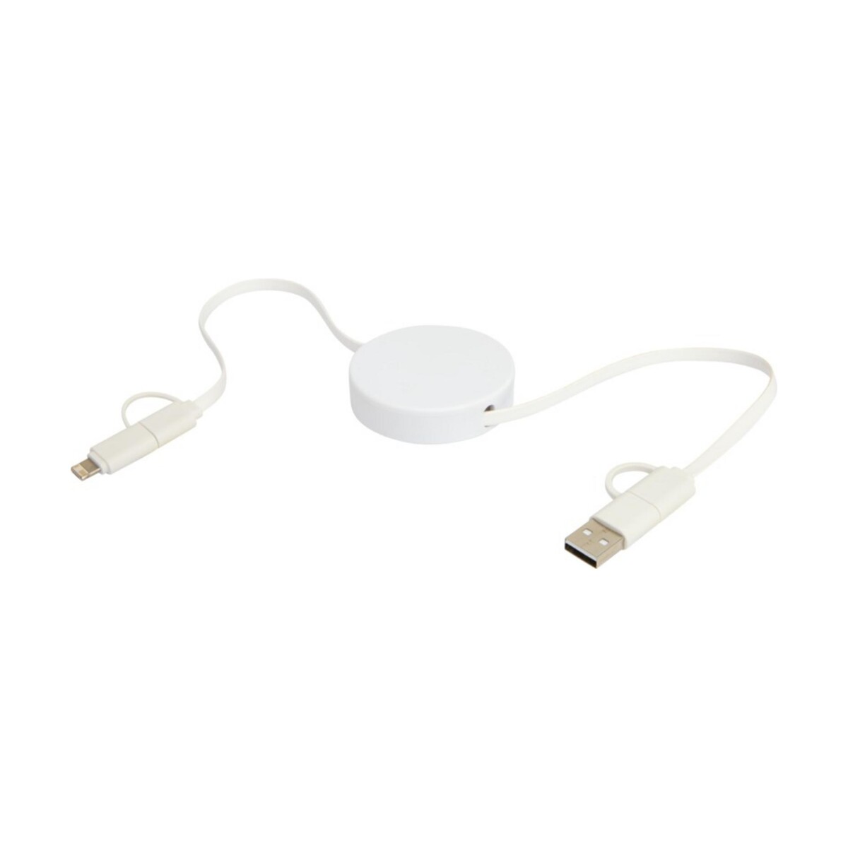 Eko Citala zwijany kabel do synchronizacji danych i szybkiego ładowania 5 w 1 40 W o długości 90 cm z tworzyw sztucznych pochodzących z recyklingu 12443001_e1