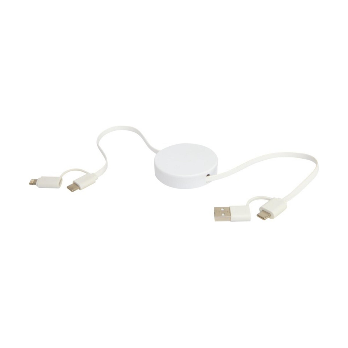 Eko Citala zwijany kabel do synchronizacji danych i szybkiego ładowania 5 w 1 40 W o długości 90 cm z tworzyw sztucznych pochodzących z recyklingu 12443001_e2