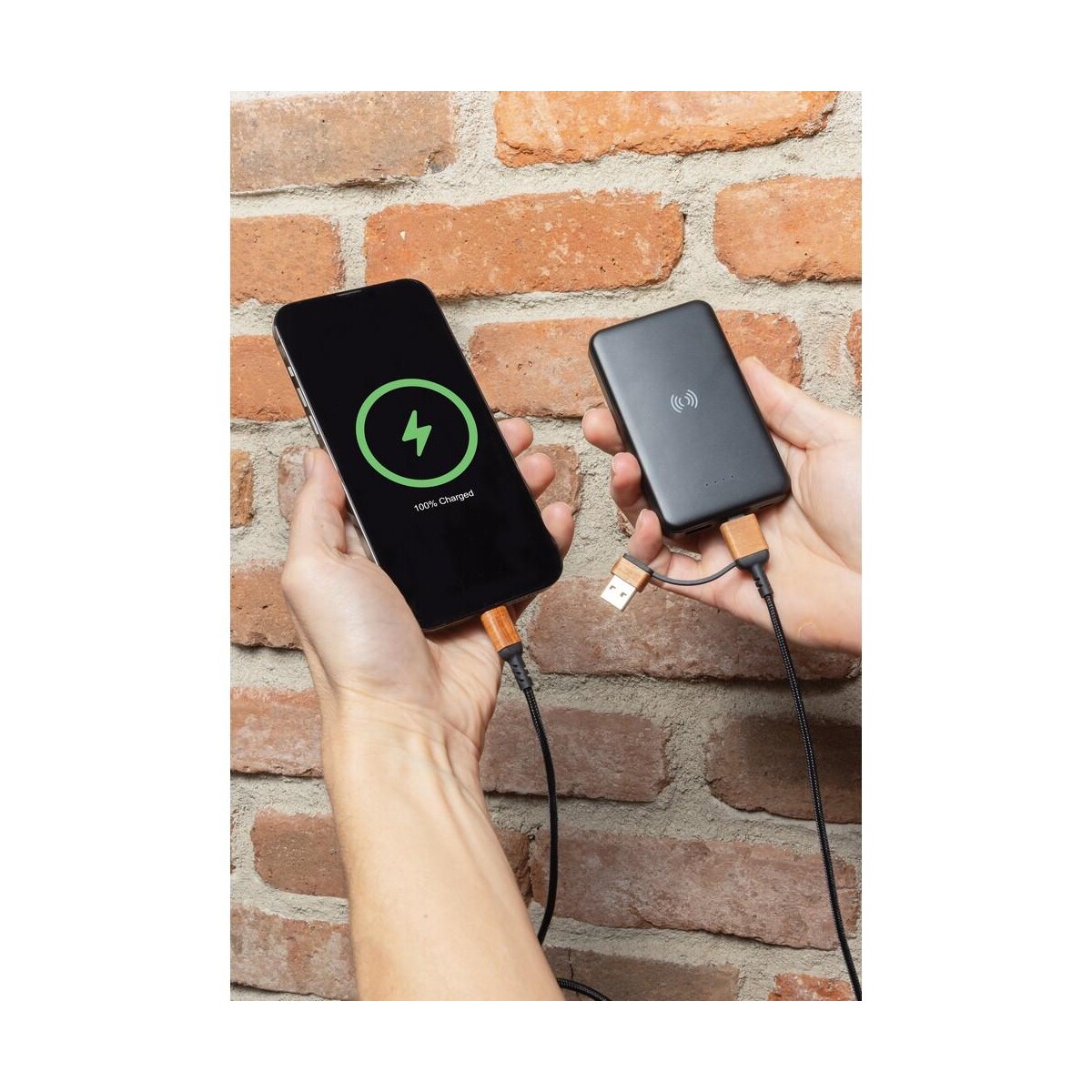 Eko Kabel do ładowania 6 w 1 Ohio, plastik z recyklingu P302.861__M_400