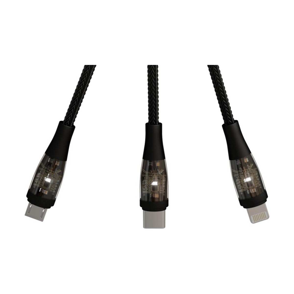 Eko SCX.design C50 kabel szybkiego ładowania 5 w 1 o mocy 100 W/5 A z wyświetlaczem cyfrowym 2px16290_d1