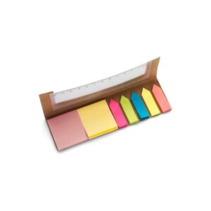 Eko Zestaw do notatek, karteczki samoprzylepne, linijka V2496-16_AAA01