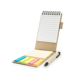 Eko Zestaw do notatek, notatnik, karteczki samoprzylepne, długopis | Madelyn V2241-00_AAA01
