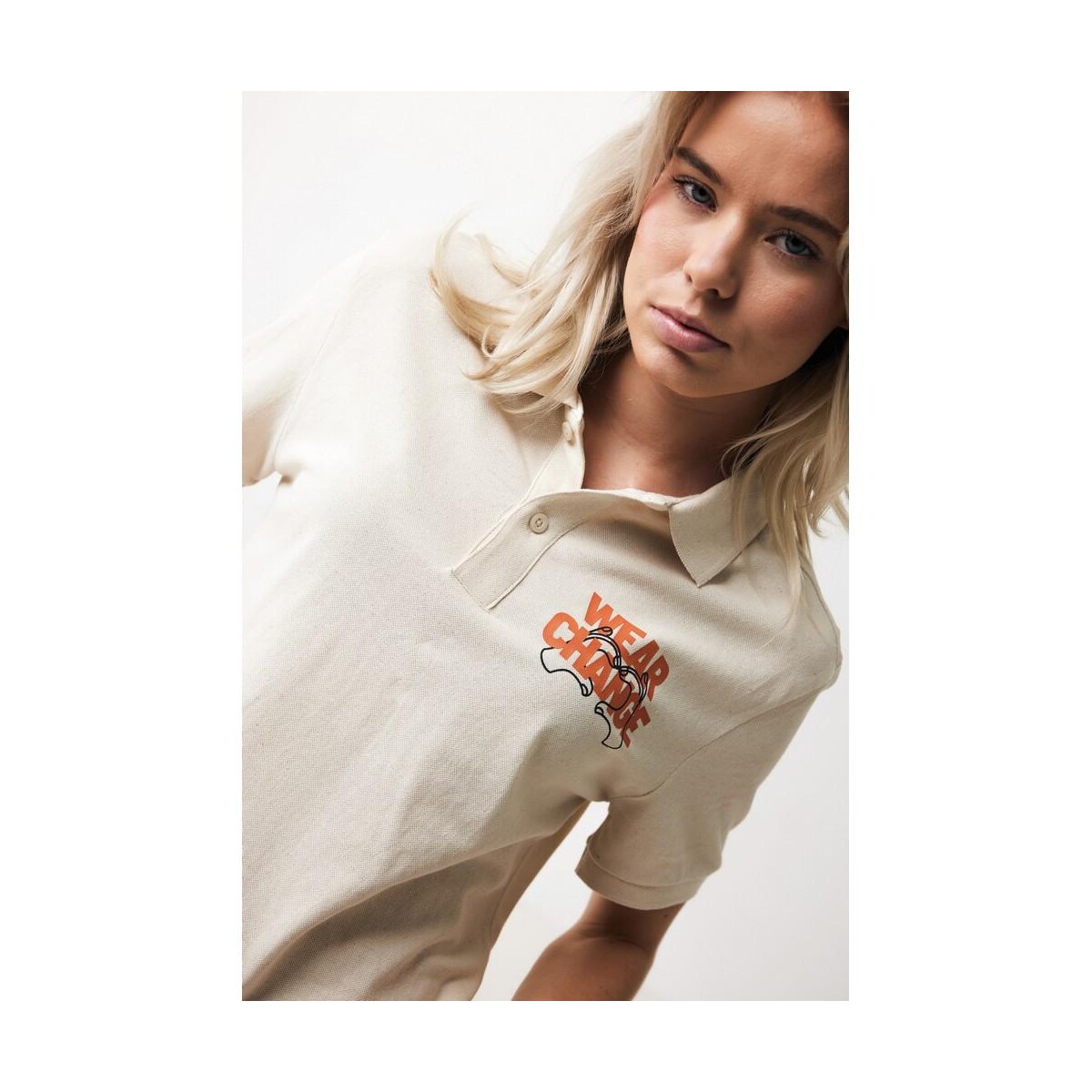 Eko Damska koszulka polo Iqoniq Yosemite, tkanina pique z bawełny z recyklingu T4200.004.L__D_101